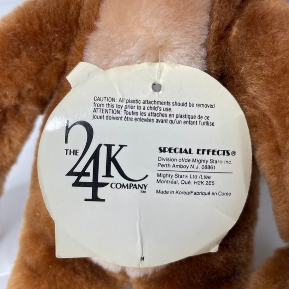 Vintage Warner Bros Will E Coyote Plush Stuffed Animal - Picture 9 of 12